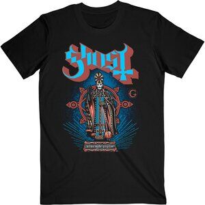 Ghost T-Shirt Habemus Papam Band Music Fan Graphic Rock Unisex Retro Tee 92